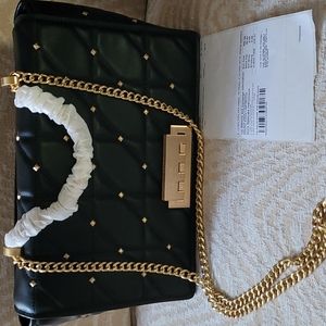 Zac Posen Black leather handbag